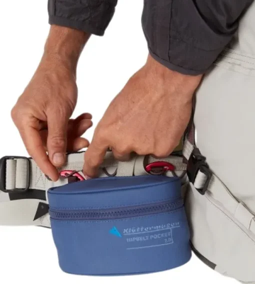 Hipbelt Pocket 2.0 lisätasku, viininpunainen-Klättermusen Discount