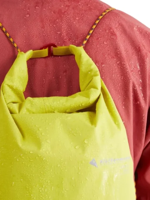 Lagu Waterproof Stuff Bag vedenpitävä kuivapussi, 20L, keltainen-Klättermusen Fashion