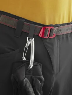Megingjord Stretch Belt joustava vyö, musta/punainen-Klättermusen Online
