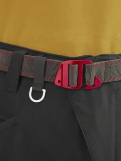 Megingjord Stretch Belt joustava vyö, musta/punainen-Klättermusen Online