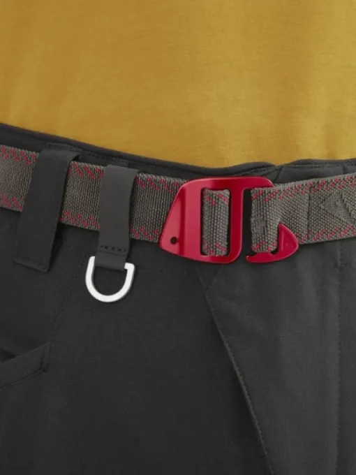 Megingjord Stretch Belt joustava vyö, musta/punainen-Klättermusen Online