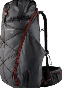 Klättermusen Raido 2.0 Backpack reppu, 55L, mustaharmaa Sale