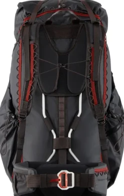 Klättermusen Raido 2.0 Backpack reppu, 55L, mustaharmaa Sale