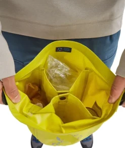 Klättermusen Recycling Bag 2.0 kestoroskapussi, keltainen Clearance