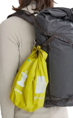 Klättermusen Recycling Bag 2.0 kestoroskapussi, keltainen Clearance