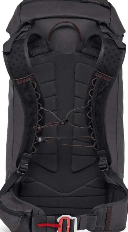 Klättermusen Trud Backpack reppu, 44L, mustaharmaa Outlet