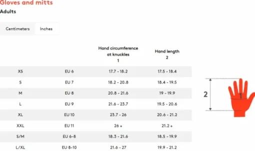 Hudson WG hanskat, unisex, musta-Kombi Hot