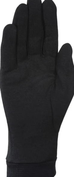 Kombi Merino Wool Liner merinovillaiset aluskäsineet, musta Fashion