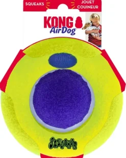 Airdog Squeaker Saucer M/L-Kong Clearance