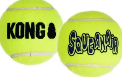 Kong Airdog Squeaker vinkuva tennispallo, L, 2 kpl Discount