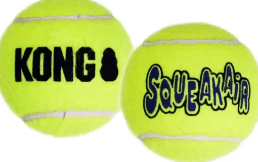 Kong Airdog Squeaker vinkuva tennispallo, L, 2 kpl Discount