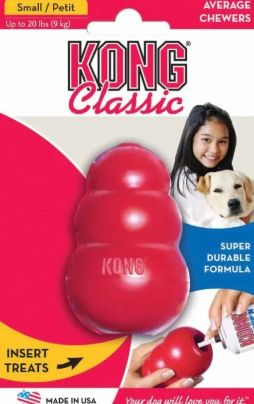Kong Classic koiranlelu, S, punainen Online