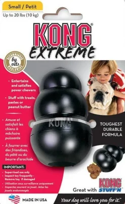 Kong Extreme koiranlelu, S, musta Discount