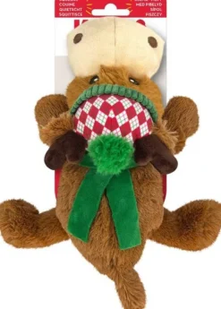 Kong Holiday Cozie Reindeer koiran pehmolelu, M 15,5x10x7,5 cm Outlet