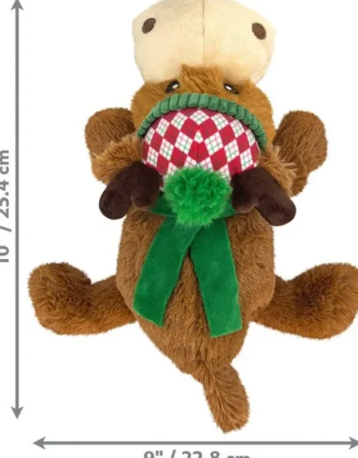 Kong Holiday Cozie Reindeer koiran pehmolelu, M 15,5x10x7,5 cm Outlet