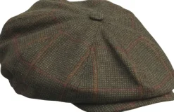 Hastings Bakerboy Cap lakki, ruskea-Laksen Clearance