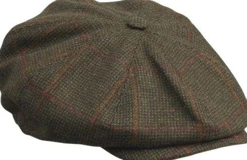 Hastings Bakerboy Cap lakki, ruskea-Laksen Clearance