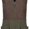 Laksen Marsh Shooting Vest ampumaliivi, ruskea/vihreä Best