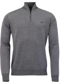 Laksen Norfolk Zip-Neck villapusero, Overcast Fashion