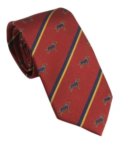 Laksen Regimental Stripe Dog Tie solmio Fashion