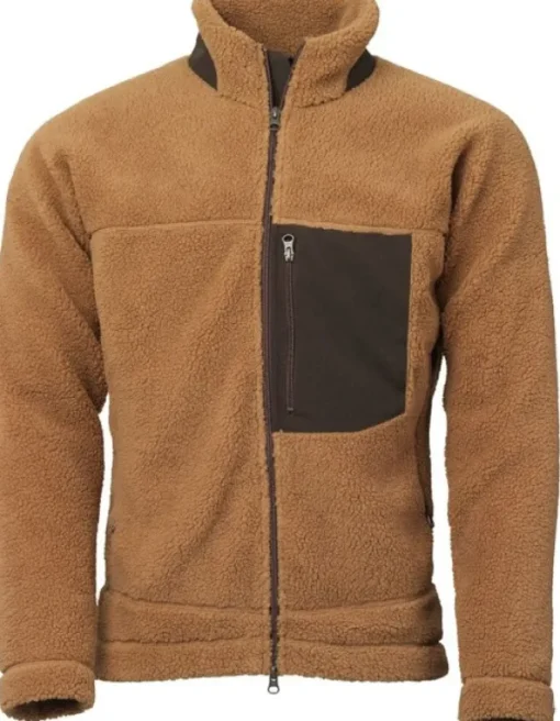 Laksen Teddy Fleece Jacket Toffee Hot