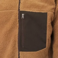 Laksen Teddy Fleece Jacket Toffee Hot