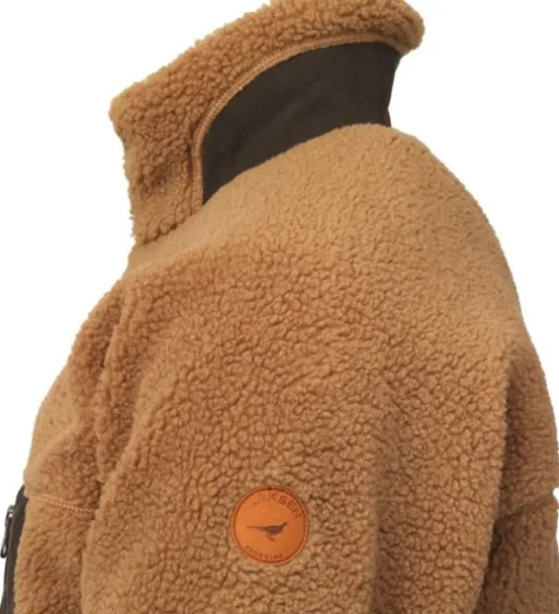 Laksen Teddy Fleece Jacket Toffee Hot