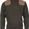 Windsor Windproof Knit tuulenpitävä pusero, tummanruskea-Laksen Clearance