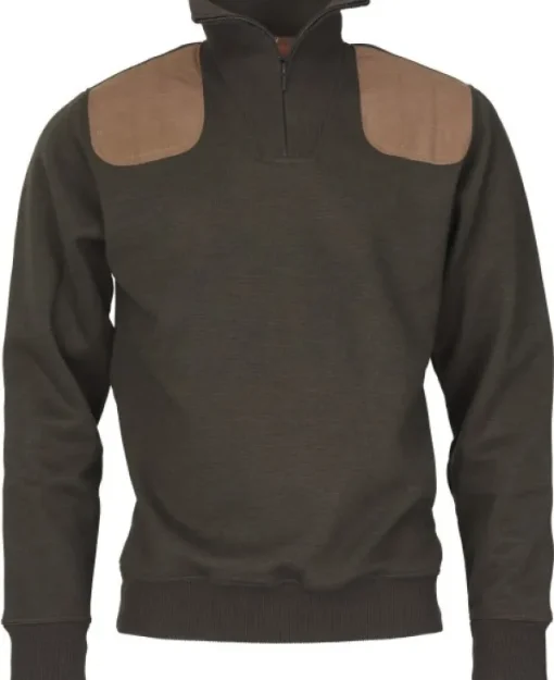Windsor Windproof Knit tuulenpitävä pusero, tummanruskea-Laksen Clearance
