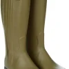 Chasseur Leather Lined Boot kumisaappaat nahkavuorilla, vihreä-Le Chameau Hot