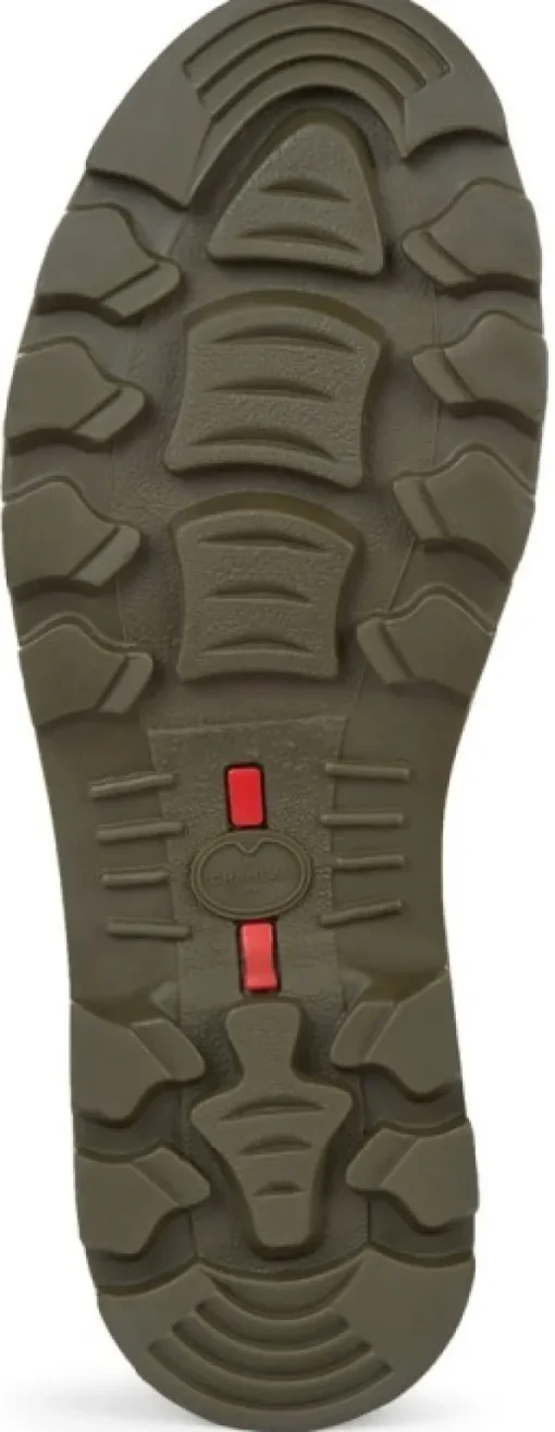 Chasseur Leather Lined Boot kumisaappaat nahkavuorilla, vihreä-Le Chameau Hot