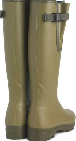 W's Vierzonord Neoprene Lined Boot Green-Le Chameau Online