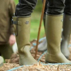 W's Vierzonord Neoprene Lined Boot Green-Le Chameau Online