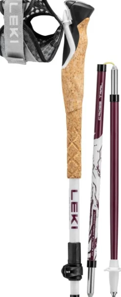 Leki Cross Trail FX Superlite Compact White/Ferra/Black New