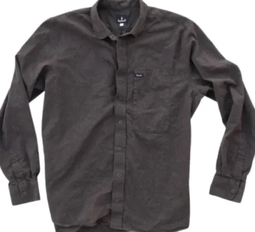 Flannel Shirt Överboda Dark Brown-Lemmelkaffe Discount