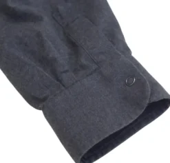 Lemmelkaffe Flannel Shirt Överboda Dark Grey Clearance