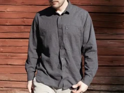 Lemmelkaffe Flannel Shirt Överboda Dark Grey Clearance