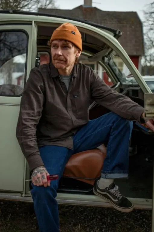 Flannel Shirt Överboda Dark Brown-Lemmelkaffe Discount