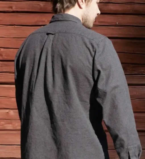 Lemmelkaffe Flannel Shirt Överboda Dark Grey Clearance