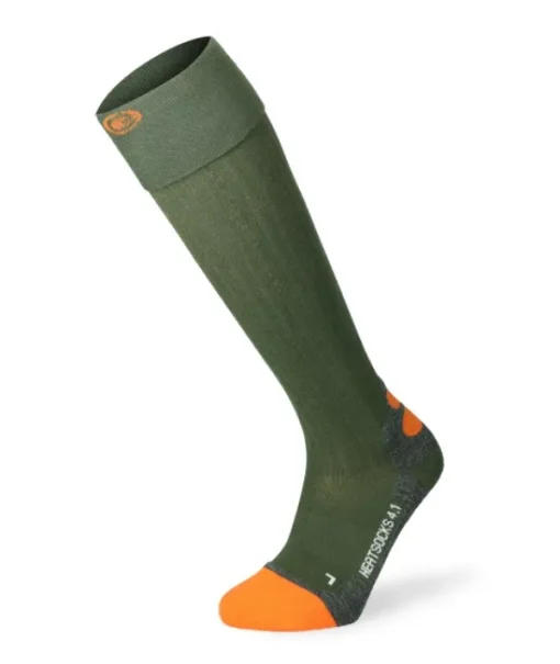 Lenz Set of Heat sock 4.1 + Lithium RCB 1200 Green/Orange Hot