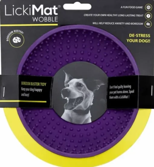 Lickimat nuolumatto Wobble Lila 17x17x8 cm Discount