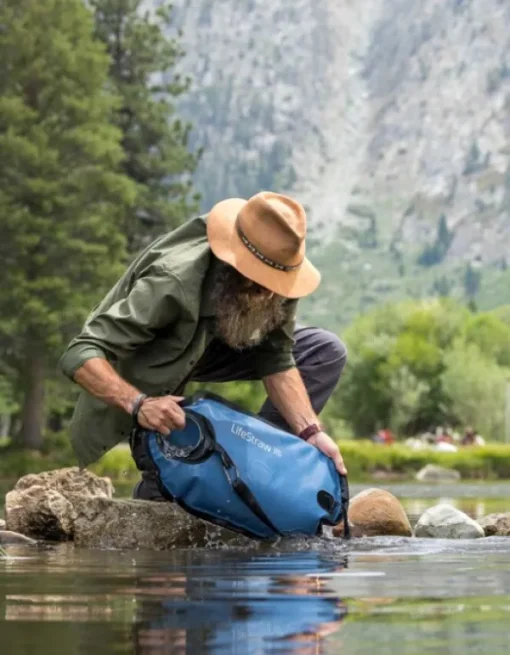 Lifestraw Peak Gravity And Storage Bag vedensuodatusjärjestelmä, 2 x 8L, tummaharmaa Sale