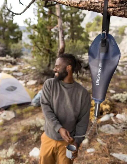 Lifestraw Peak Gravity vedensuodatusjärjestelmä, 3L, tummanharmaa Hot