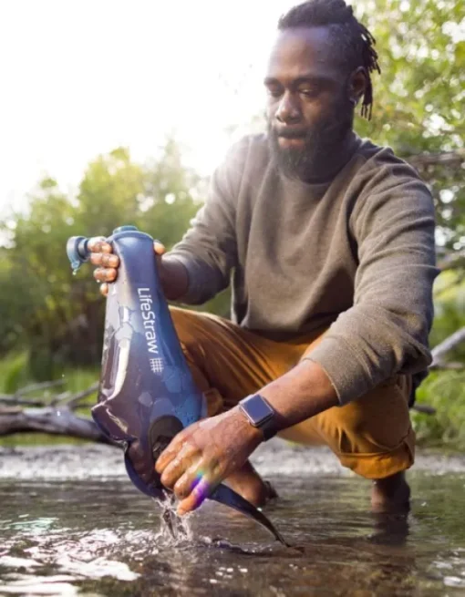 Lifestraw Peak Gravity vedensuodatusjärjestelmä, 3L, tummanharmaa Hot