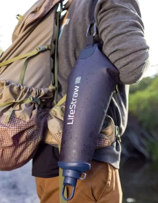 Lifestraw Peak Gravity vedensuodatusjärjestelmä, 3L, tummanharmaa Hot