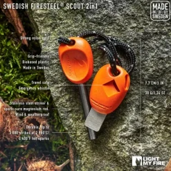 FireSteel BIO Scout Tulustikku Orange-Light My Fire Outlet
