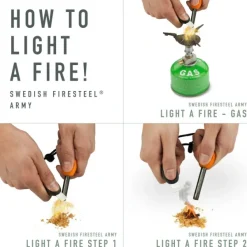 FireSteel BIO Army Rusty Orange-Light My Fire New
