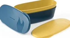 Light My Fire SnapBox oval BIO 2-pack Musty Yellow / Hazy Blue Best
