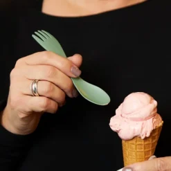 Spork Little BIO 2-pack Sandy Green / Dusty Pink-Light My Fire Outlet