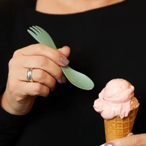 Spork Little BIO 2-pack Sandy Green / Dusty Pink-Light My Fire Outlet